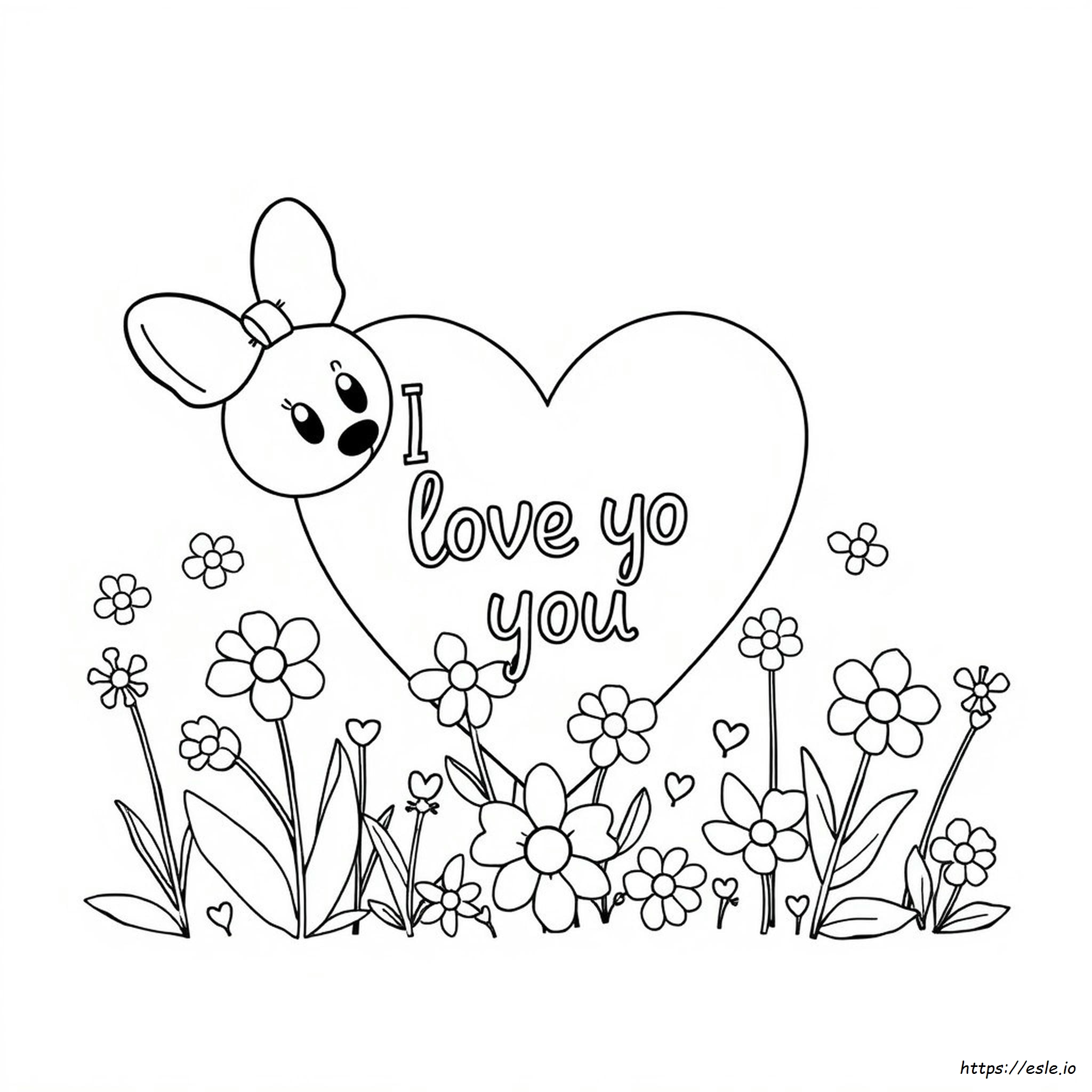 I Love You Mimi Coloring Pages