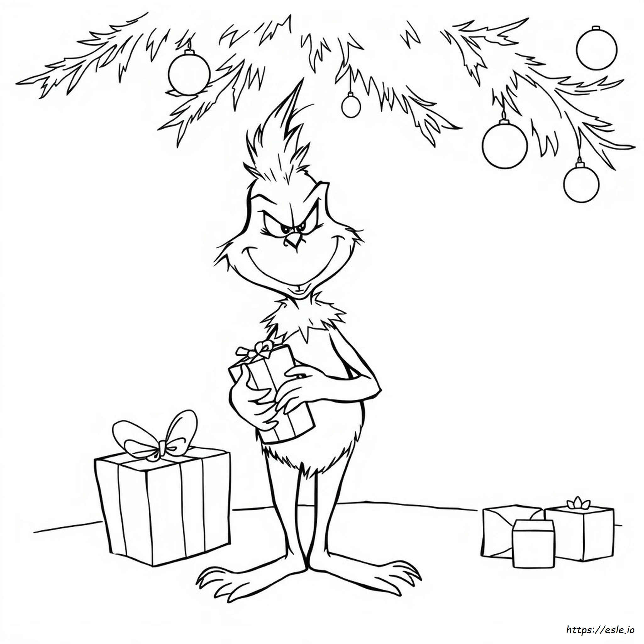 Grinch Kleurplaten kleurplaat