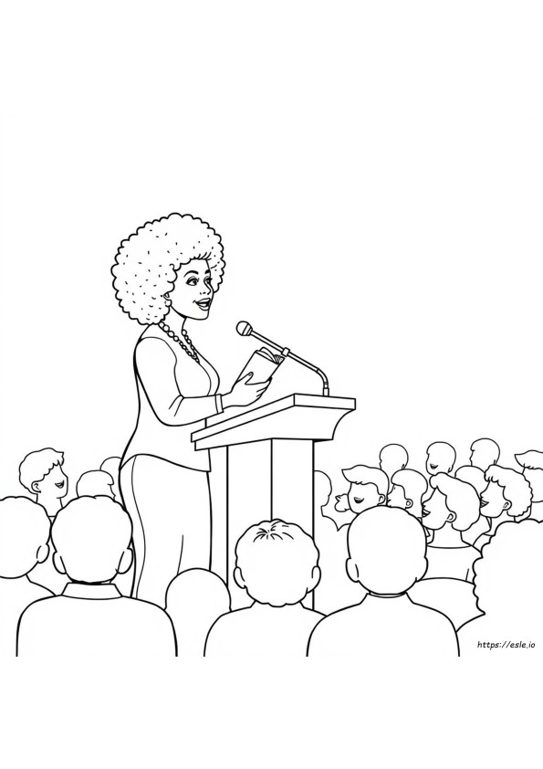 Angela Davis Kolorowanka