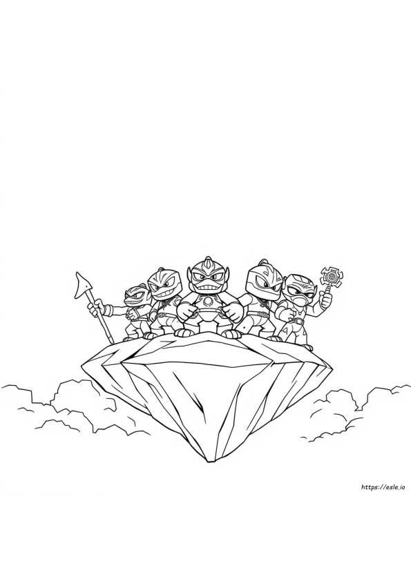 Skylanders Para Colorir