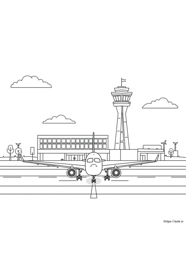 Aeroporto Da Colorare