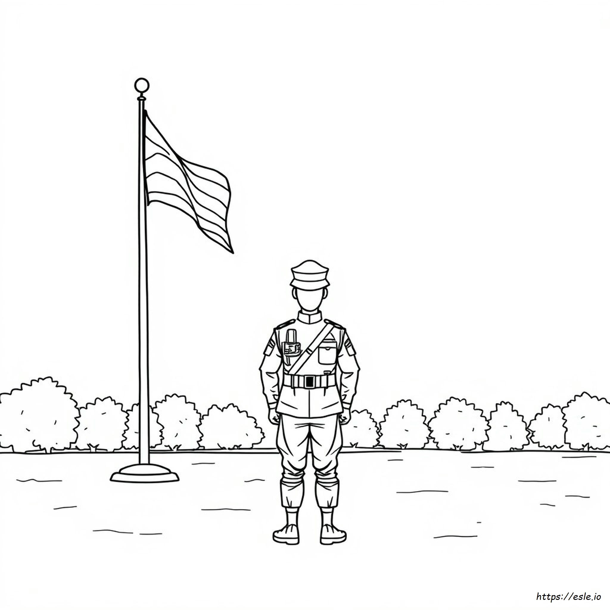 Mewarnai Militer