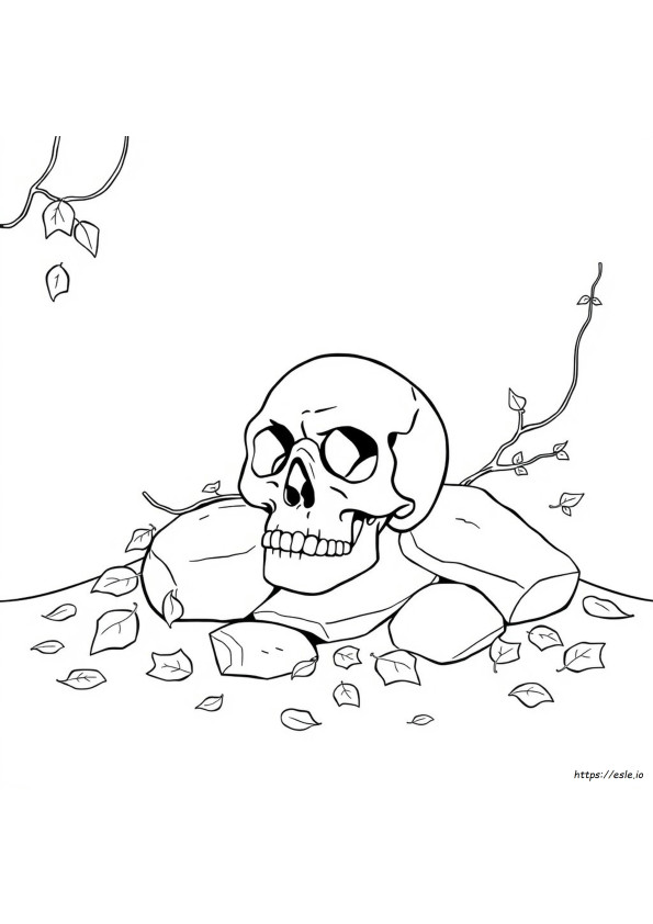 Caveira Para Colorir Para Imprimir