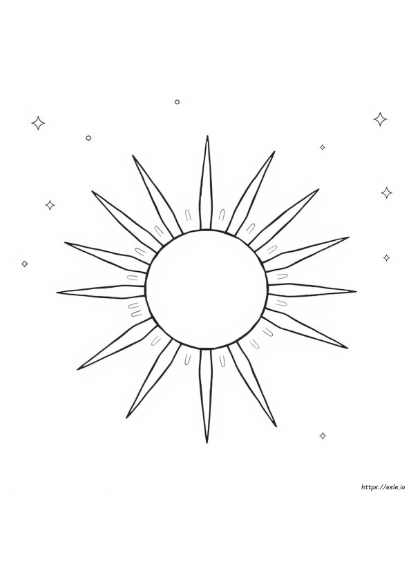 Imagini De Colorat Cu Soarele