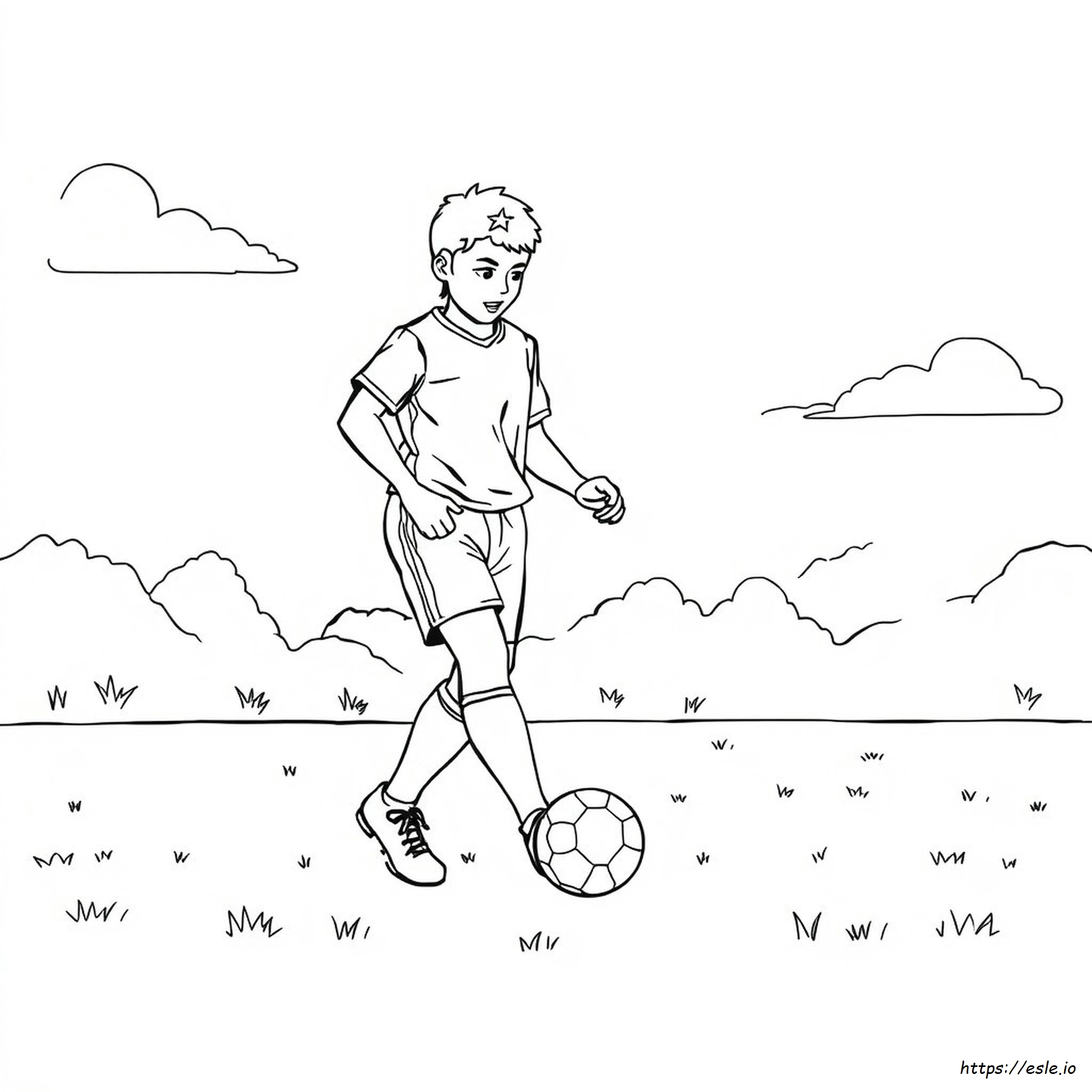 Coloring Pictures Football Players
