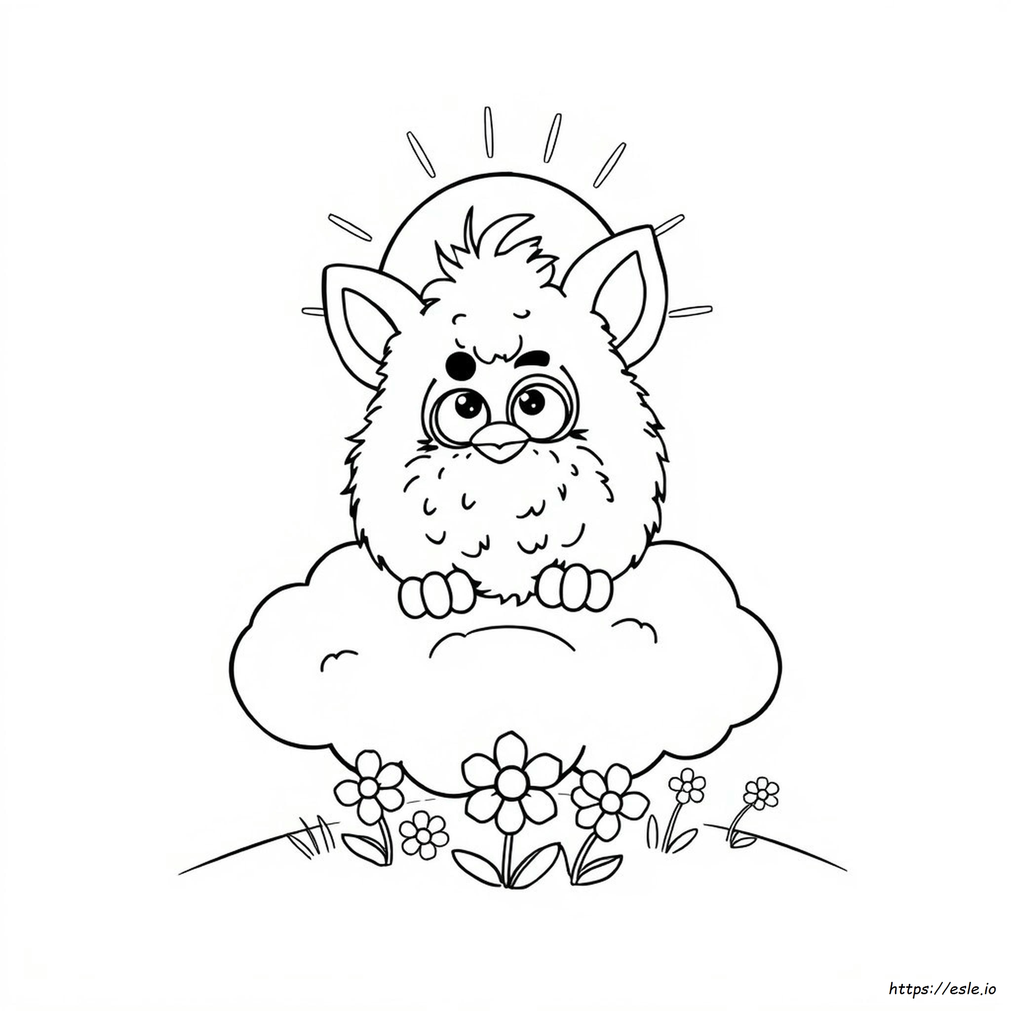 Furby Coloring Page