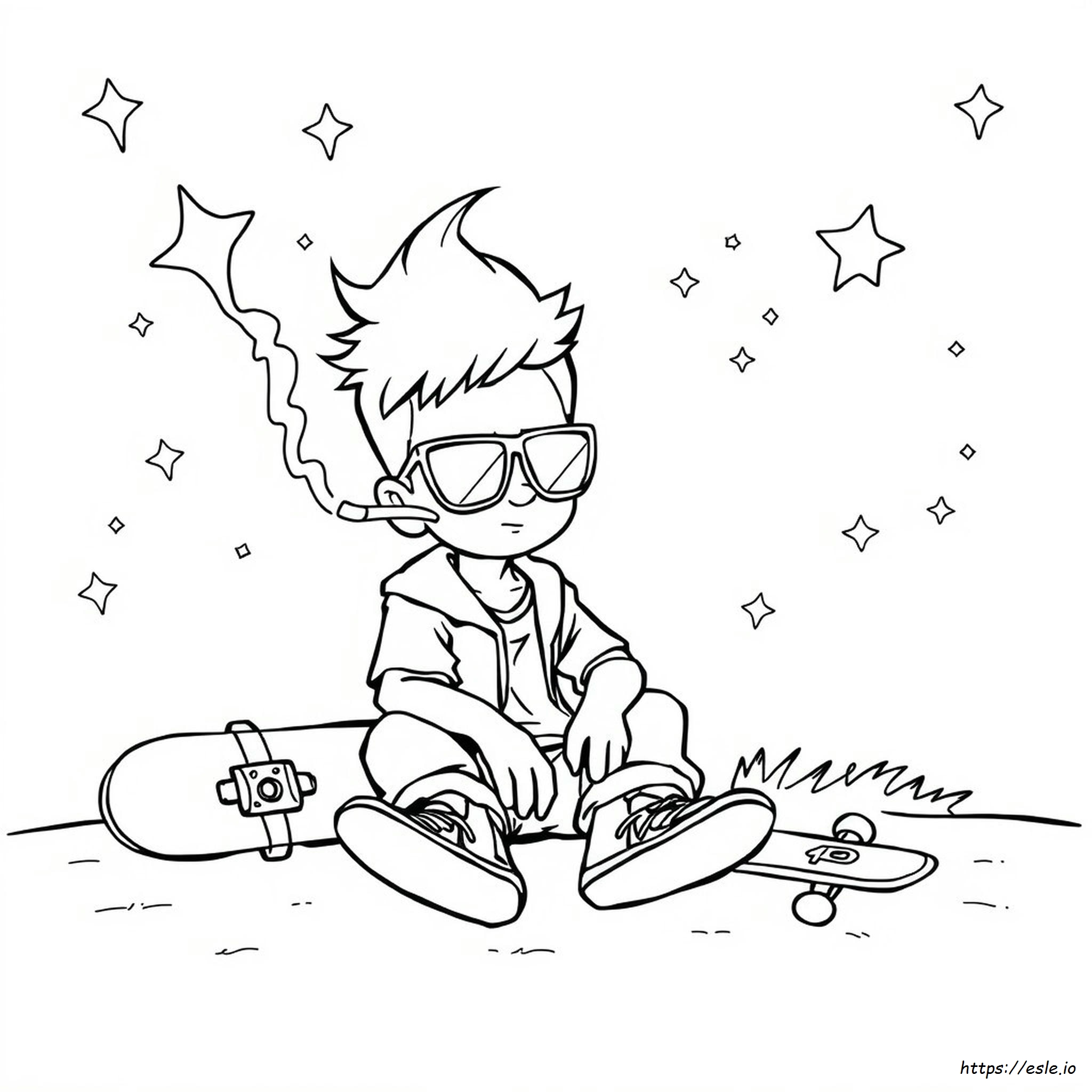 90S Cartoon Stoner Coloring Book Pages