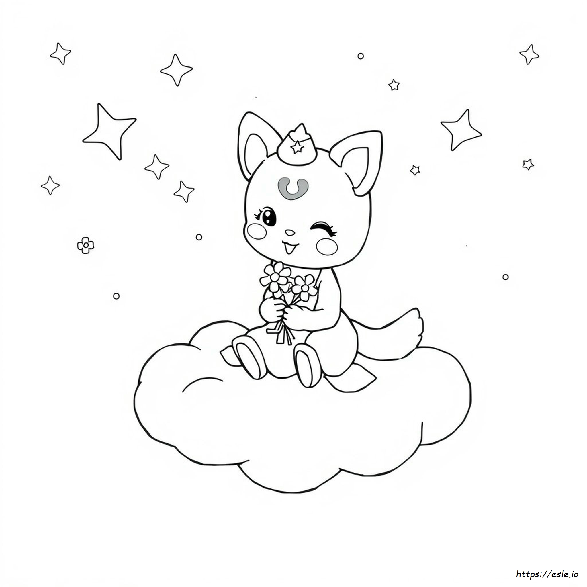 Princesa Kuromi Para Colorear