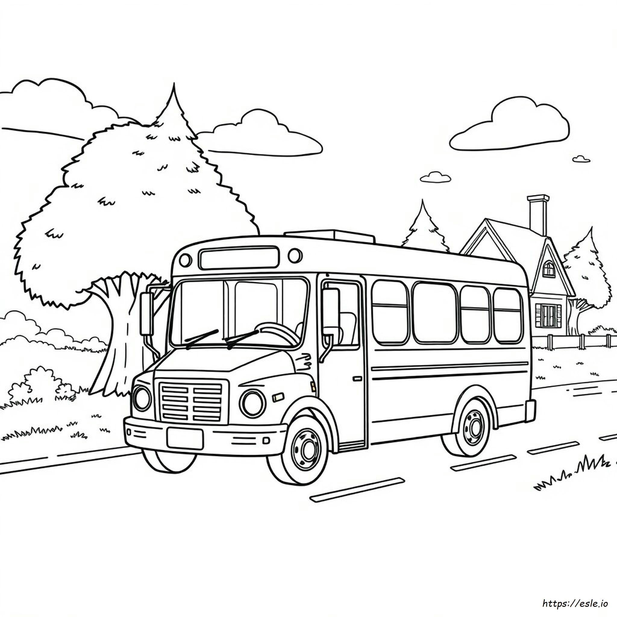 Fortnite Bus Coloring Pages