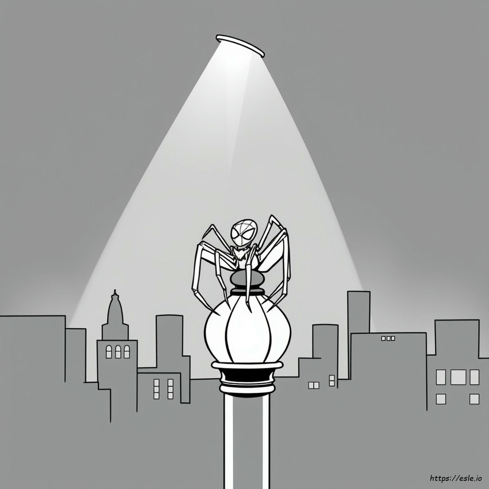 Spider Noir Coloring Page