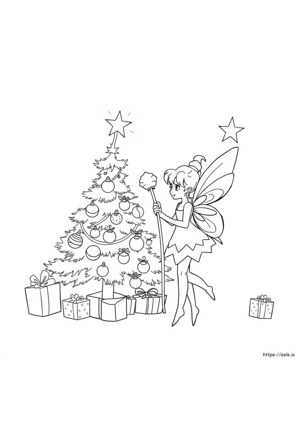 Weihnachtsfee Ausmalbilder