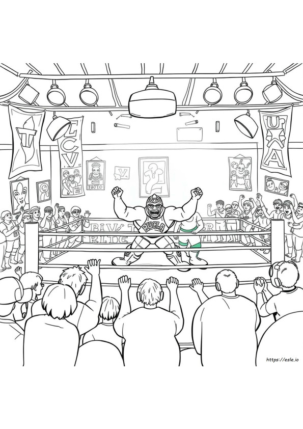 Mucha Lucha Coloring Pages