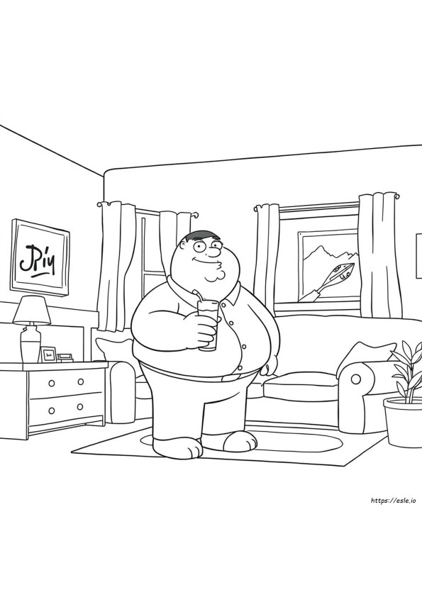 Peter Griffin Colouring