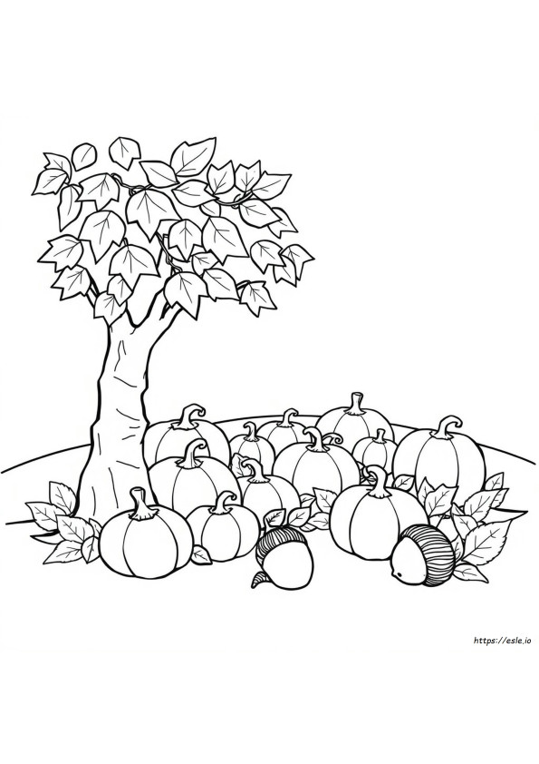 Free Coloring Pages For Kids Fall Theme