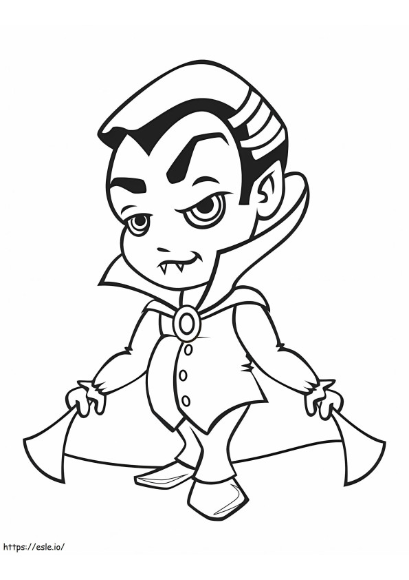 Baby Vampire coloring page