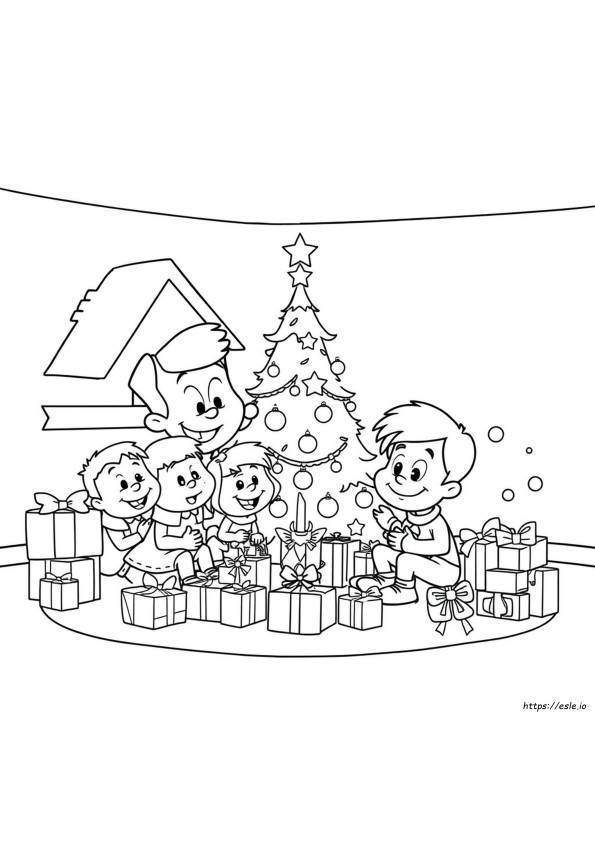 Loud House Christmas Coloring Pages