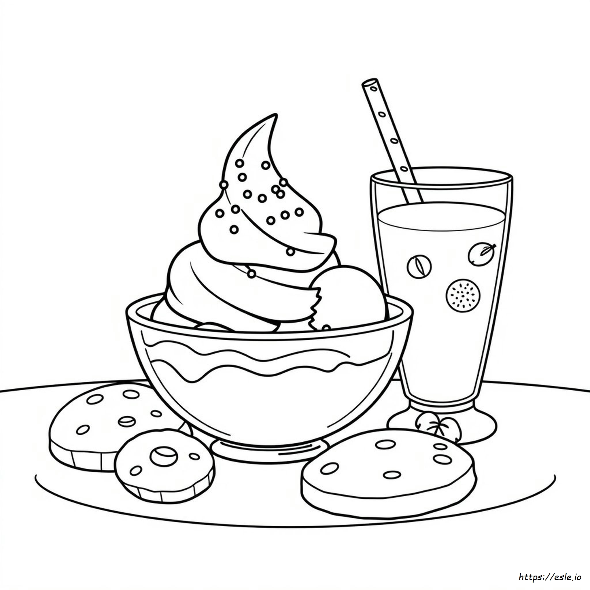 Cute Food Coloring Pages Free Printable