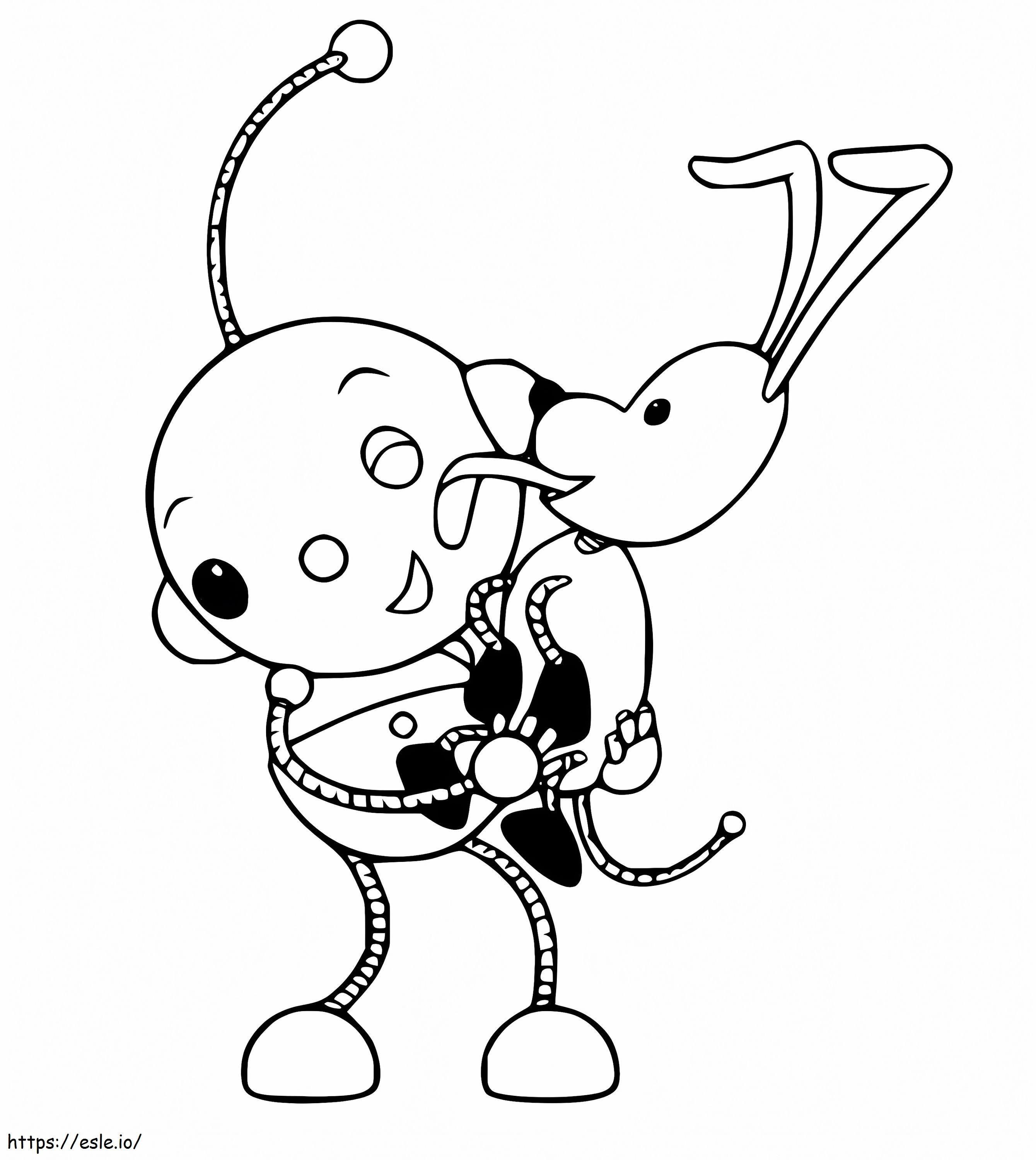 Oil Polie With Spot coloring page