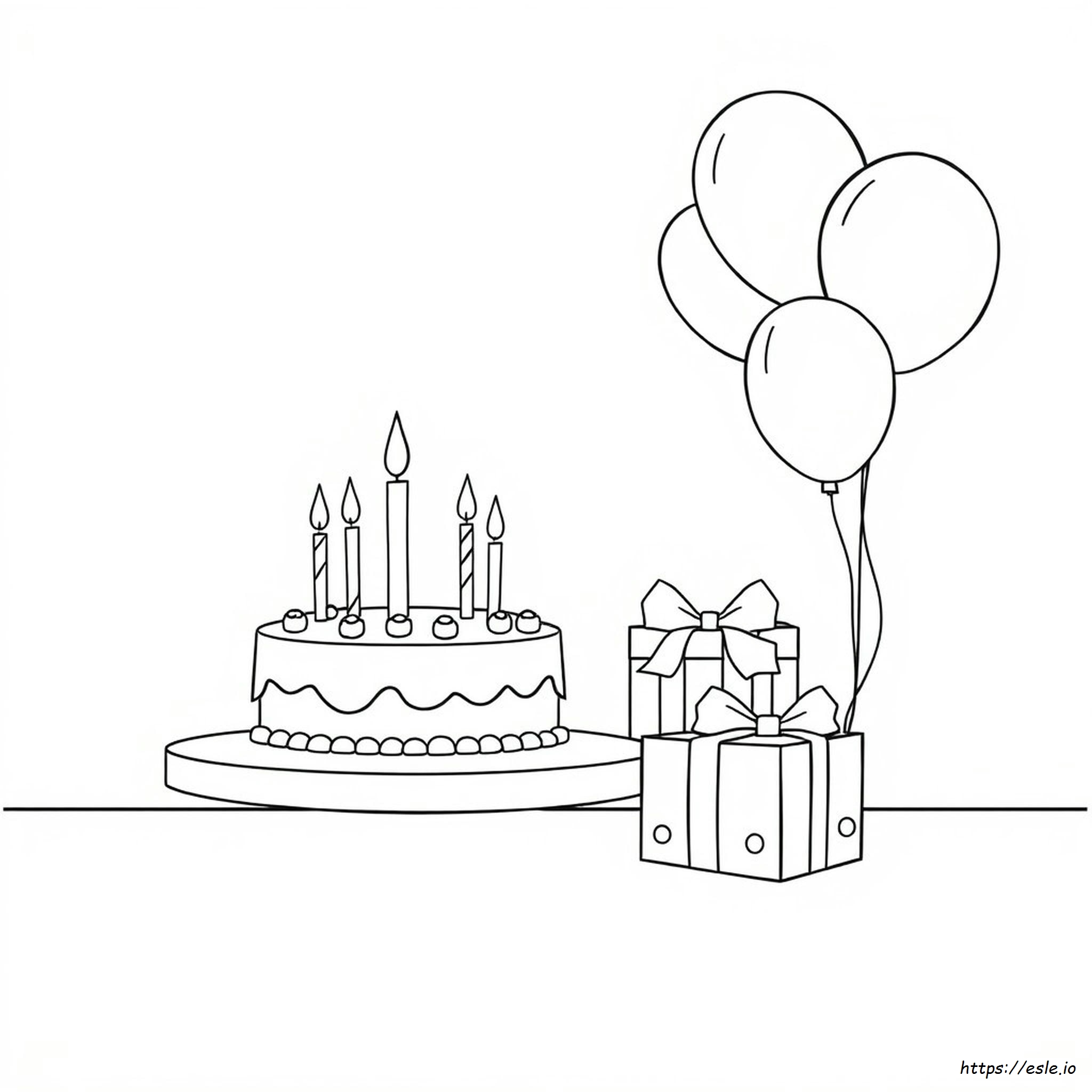 12. Geburtstag Ausmalbilder