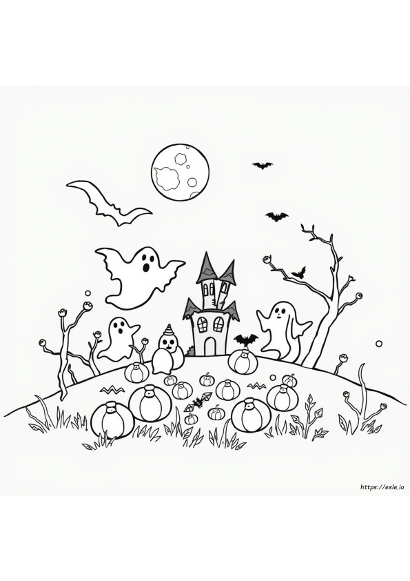 Monday Mandala Coloring Pages Halloween