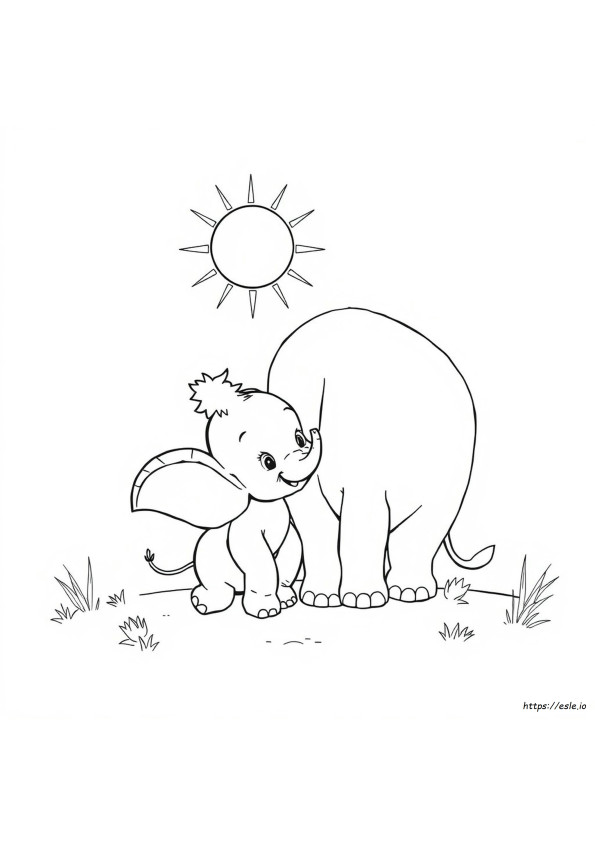 Dumbo Kleurplaten