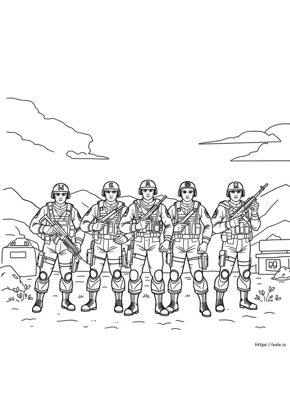 Páginas Para Colorear De G.I. Joe Gratis
