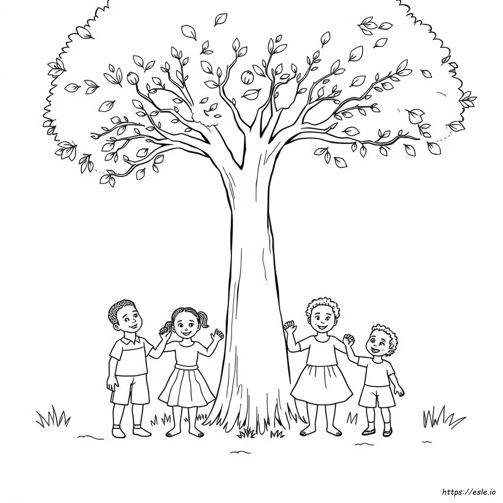 Afroamerikanische Familie Ausmalbilder