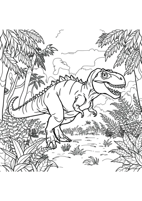 Scorpius Rex Jurassic Park Da Colorare