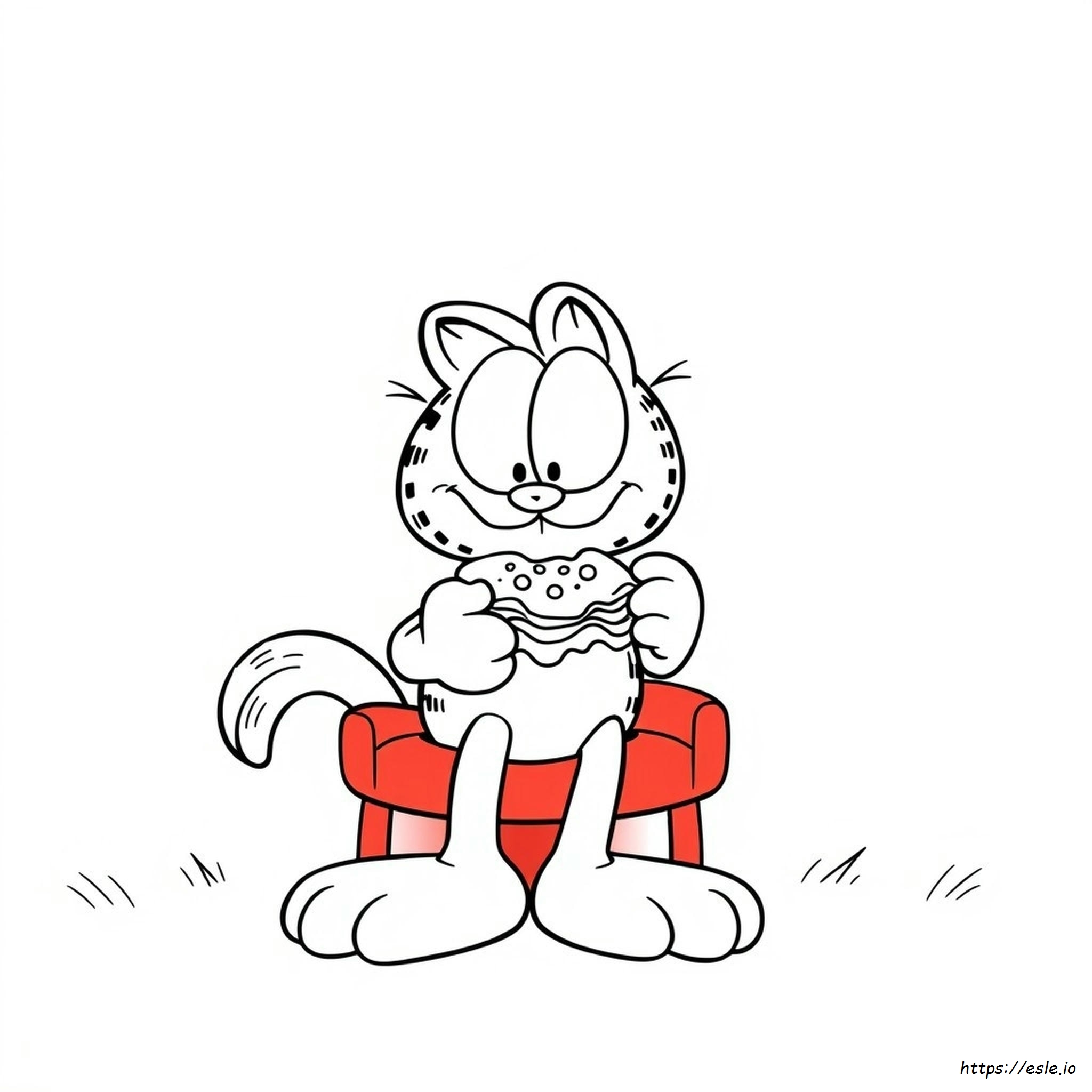 Garfield The Cat Coloring Pages