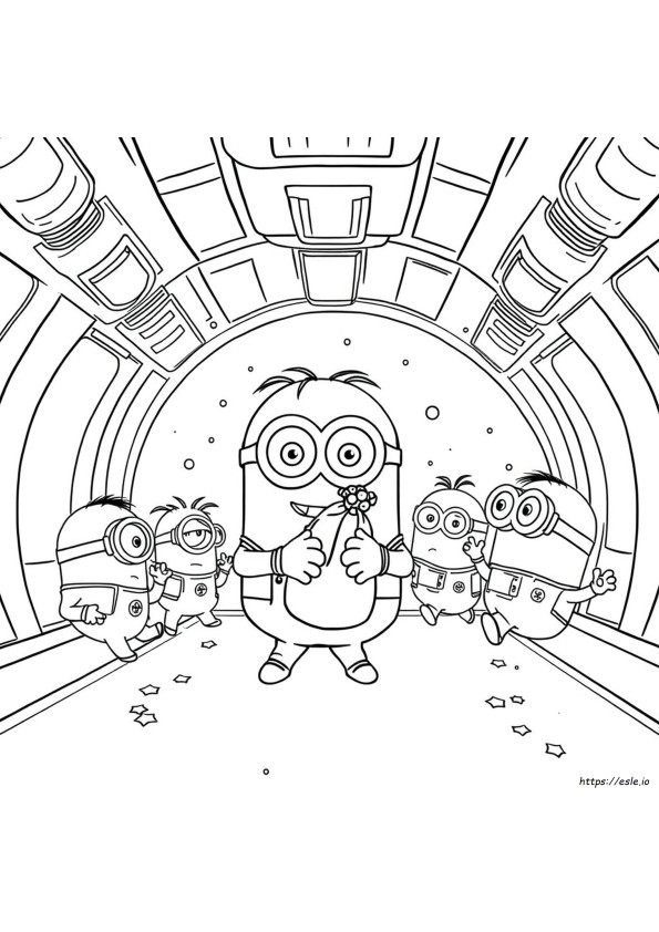 Minion Movie Coloring Pages