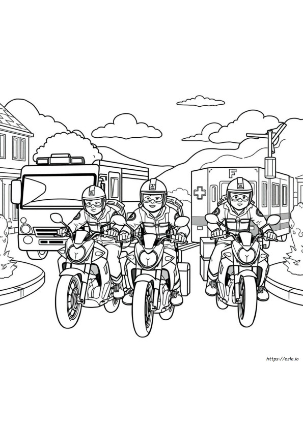 Rescue Riders Ausmalbilder