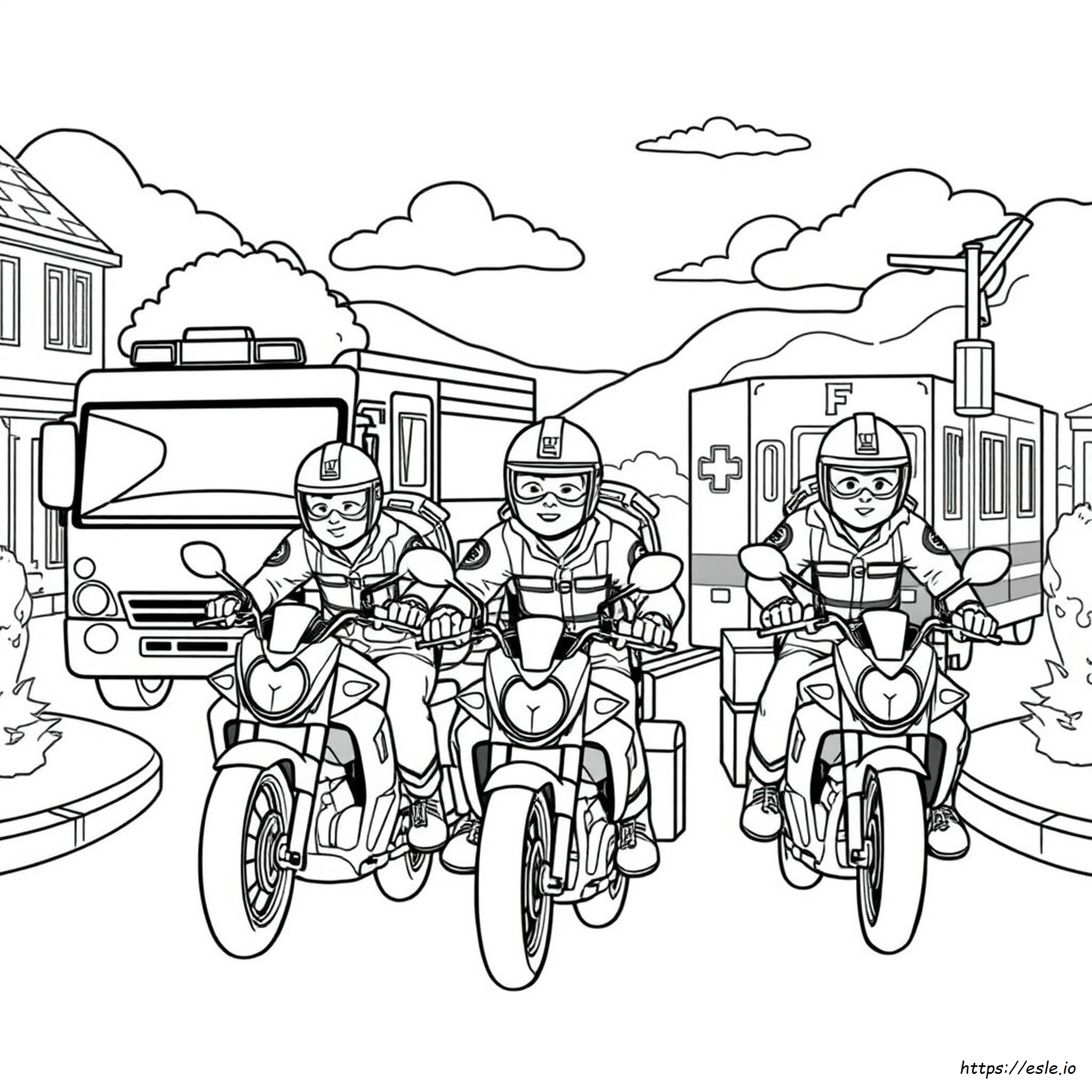 Disegni Da Colorare Dei Rescue Riders
