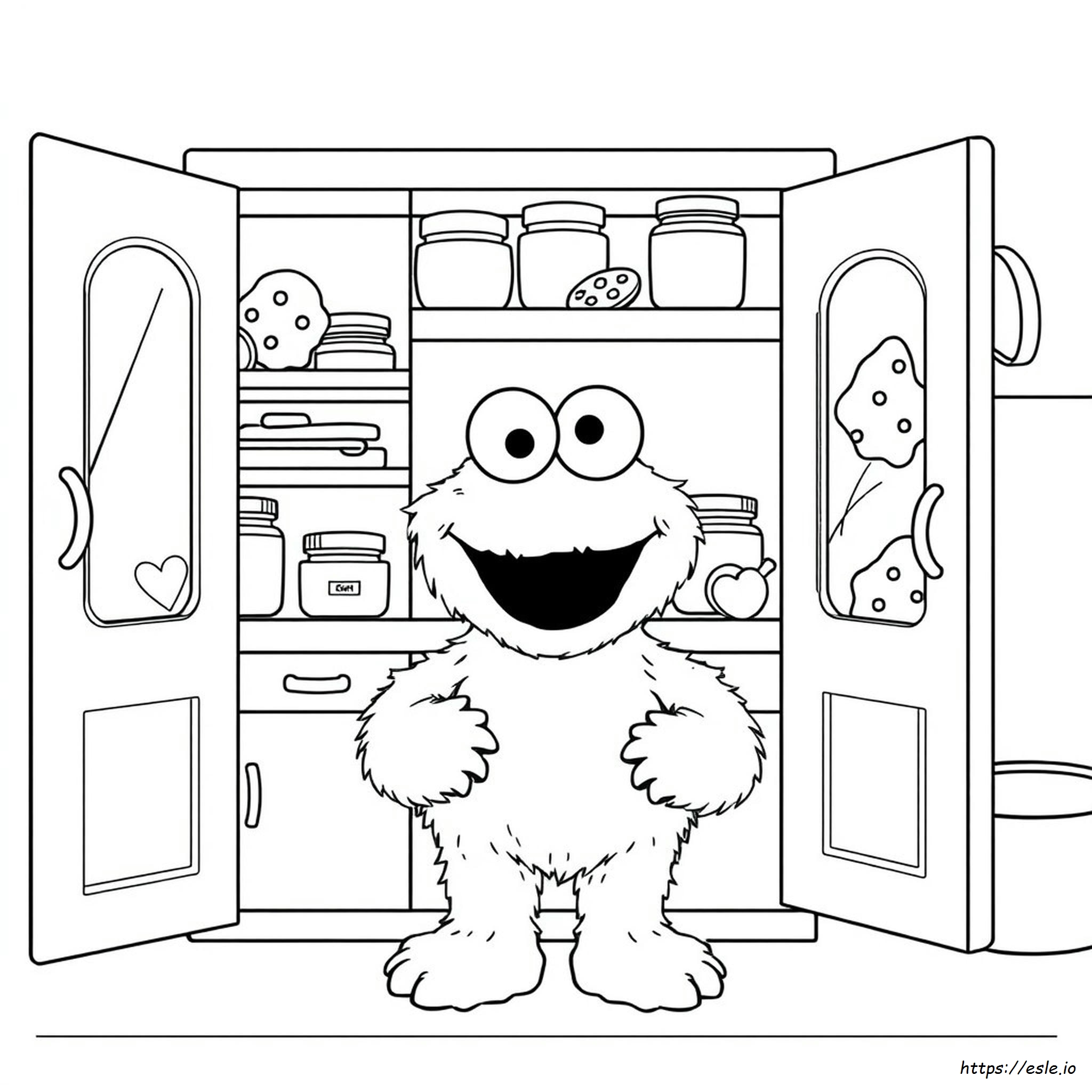 Printable Cookie Monster Coloring Pages