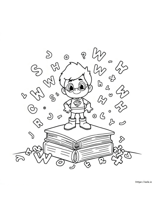 Super Why Colouring Pages