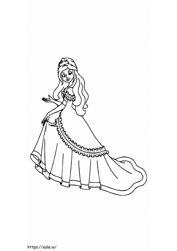 Princesa e a ervilha para imprimir 10 para colorir