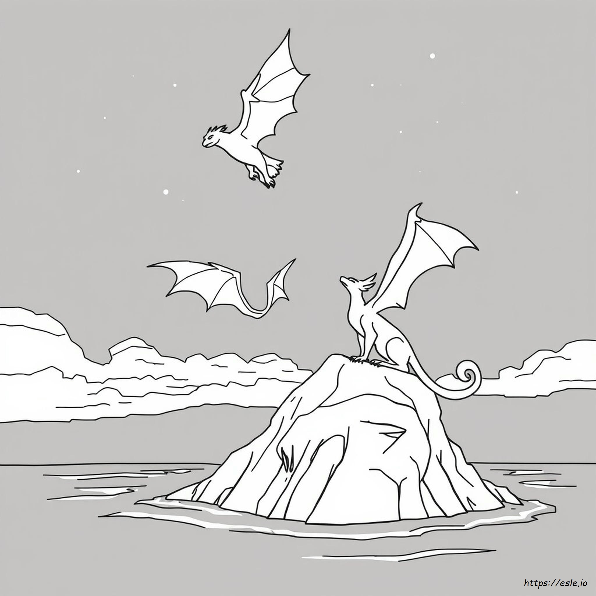 Night Fury And Light Fury Coloring Pages