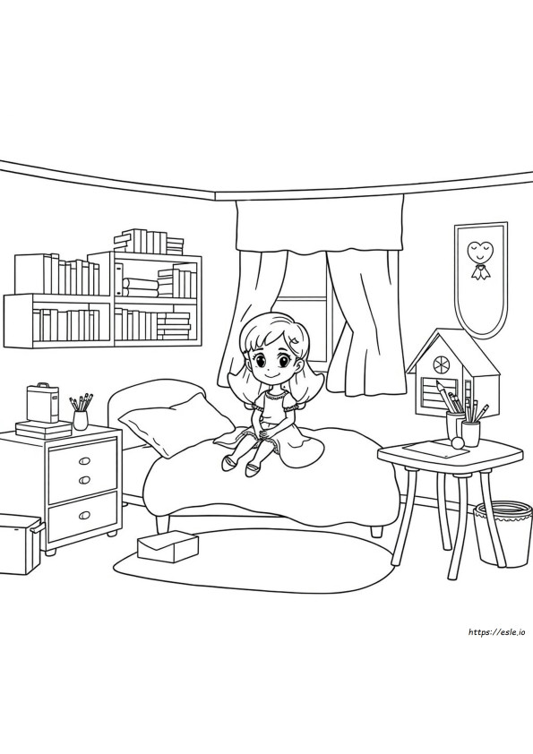 Bobbie Goods Schlafzimmer Ausmalbilder