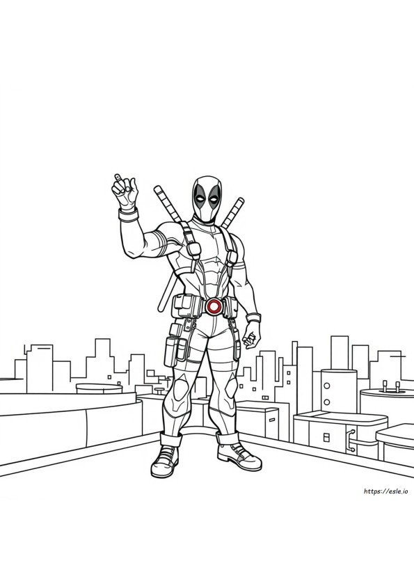 Deadpool Boyama Sayfası