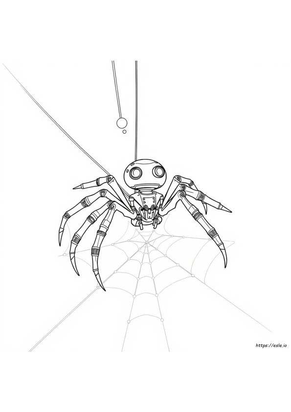 Roboter Spinne Ausmalbilder