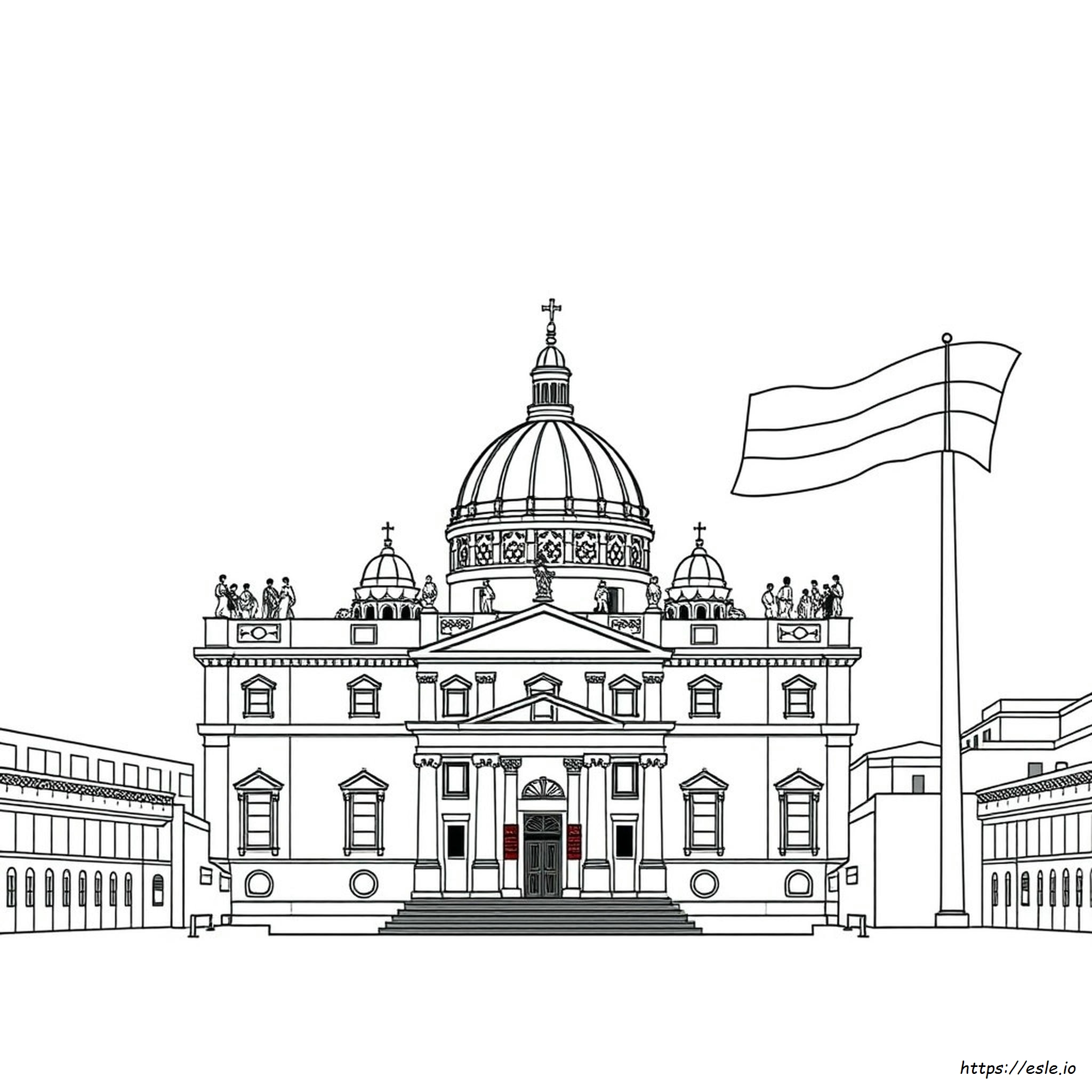 Vaticano Para Colorir