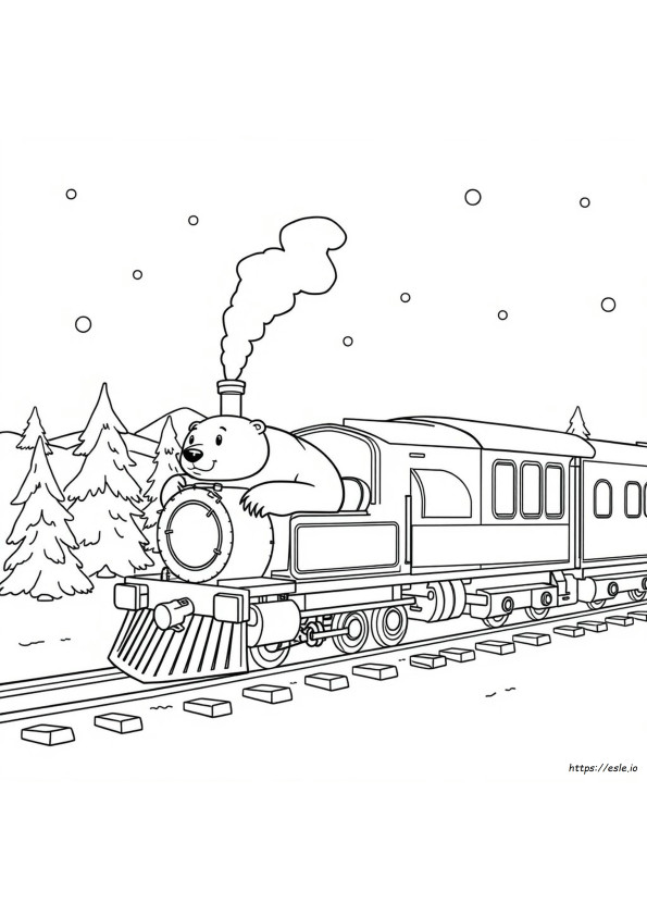 Polar Express Film Ausmalbilder
