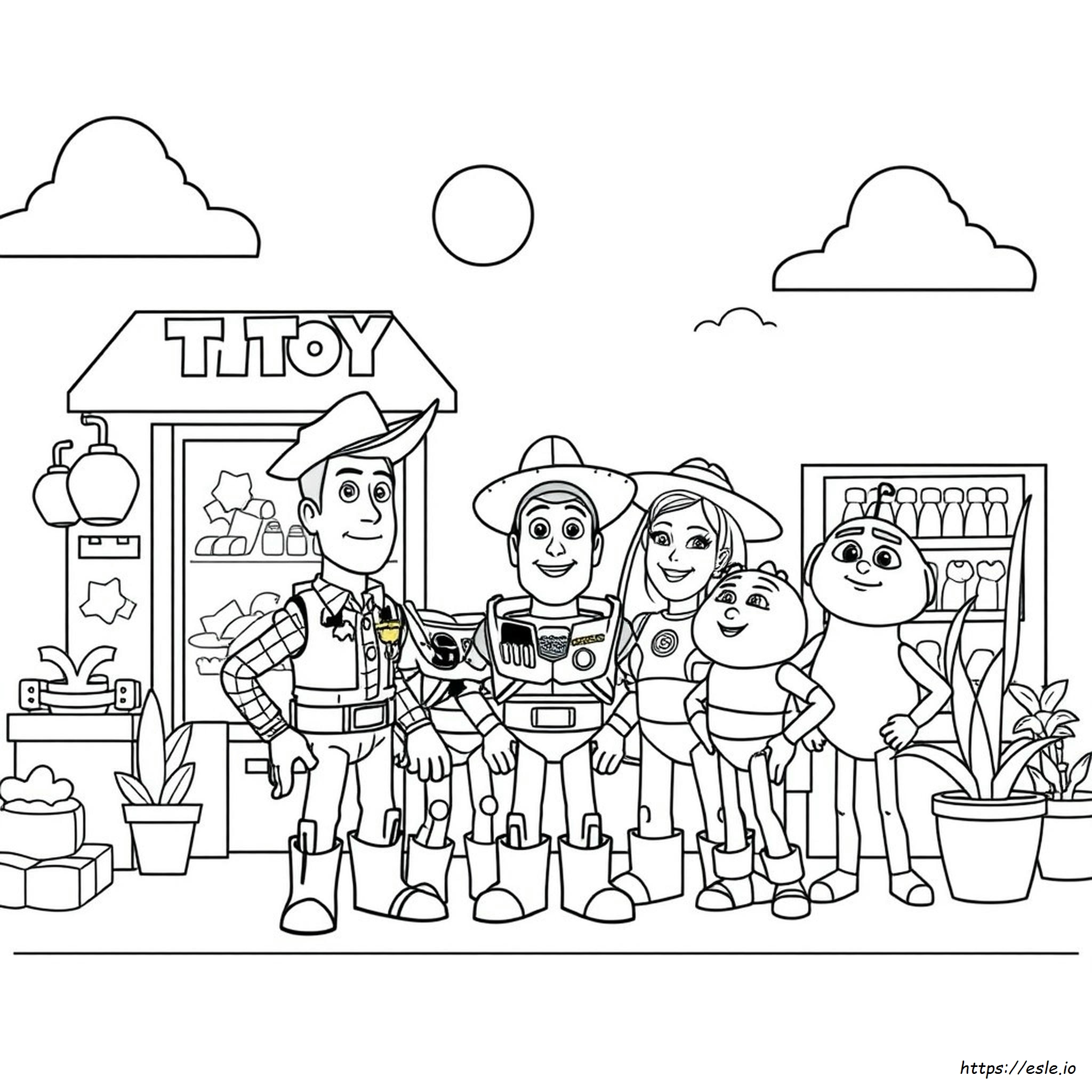 Toy Story Colouring Pages Pdf