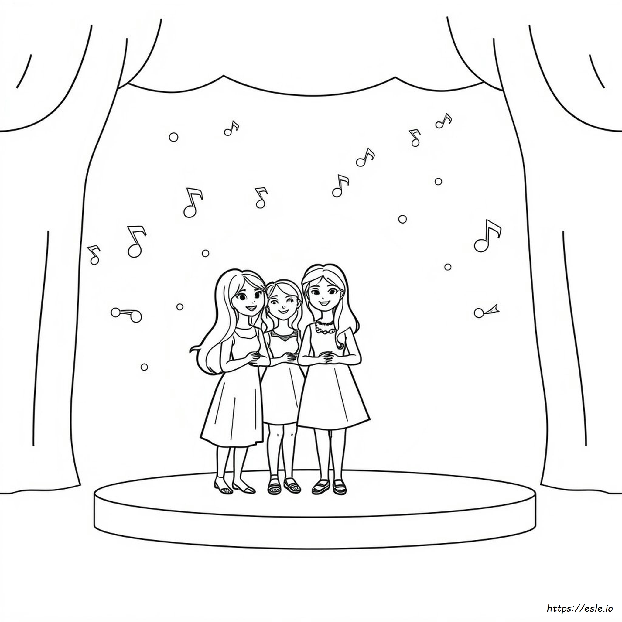 Haschak Sisters Páginas Para Colorear
