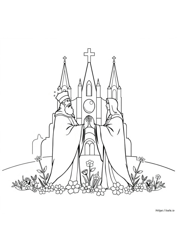 Free Saints Coloring Pages