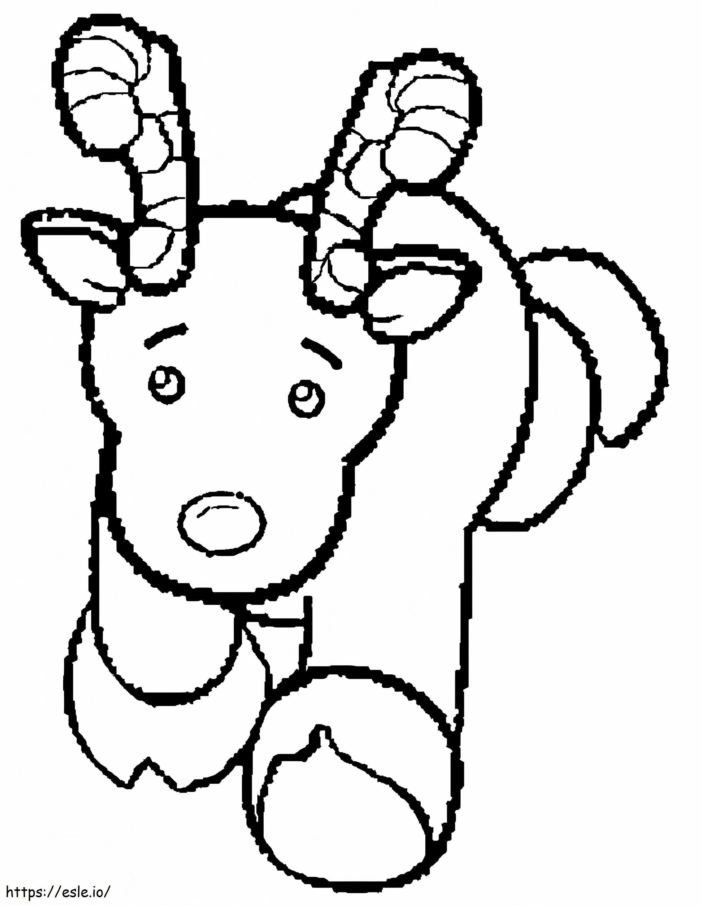 Coloriage Chèvre Webkinz à imprimer dessin