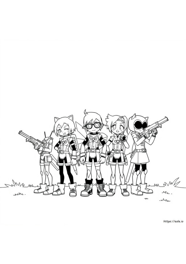 Code Lyoko Coloring Pages