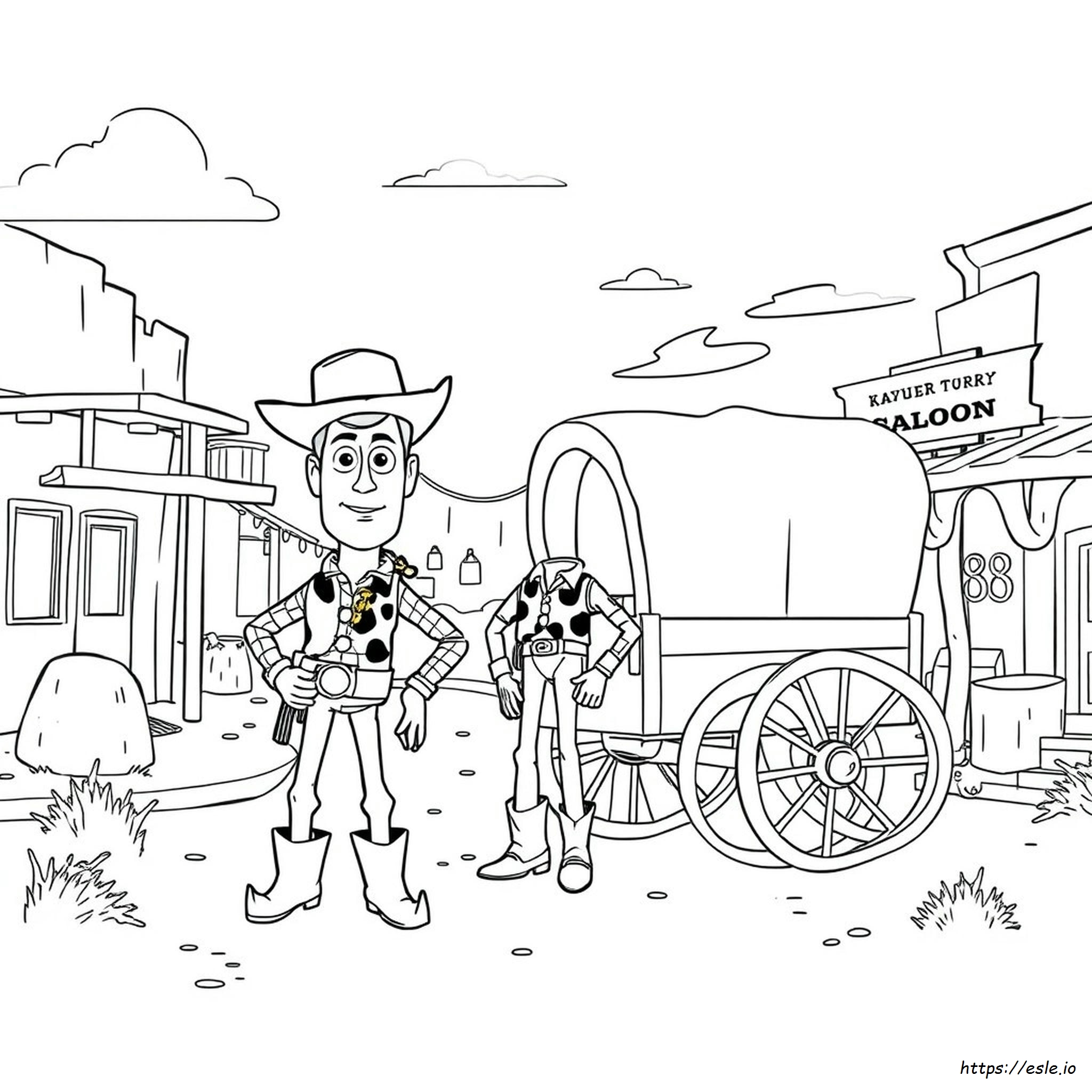 Woody Színező