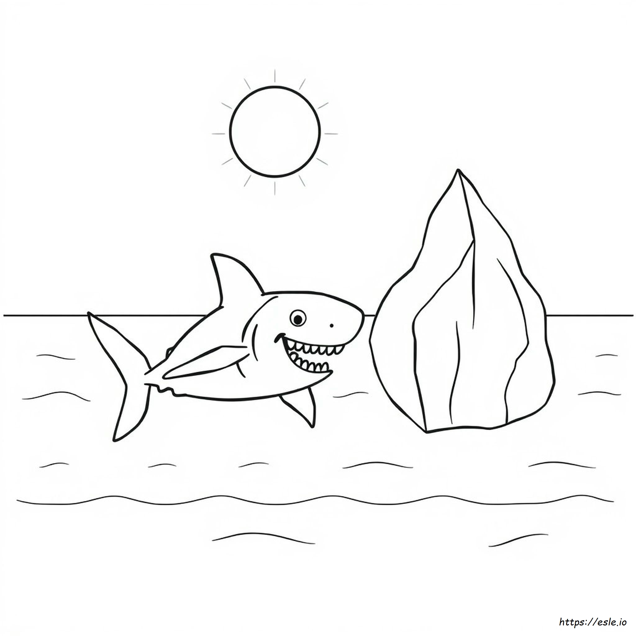 Shark Coloring Pages For Preschoolers