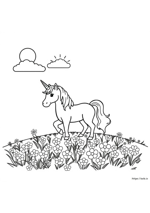 Unicorn Emoji Coloring Pages Printable