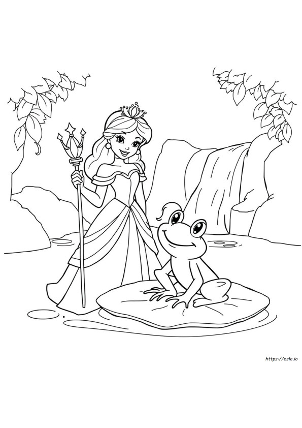Coloriages Princesse Disney Et La Grenouille